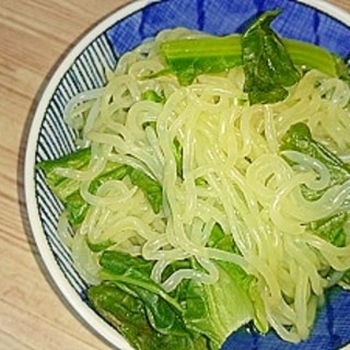 白だしで野沢菜と糸こんにゃくの簡単煮物